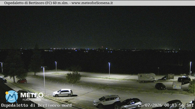 time-lapse frame, Ospedaletto di Bertinoro webcam