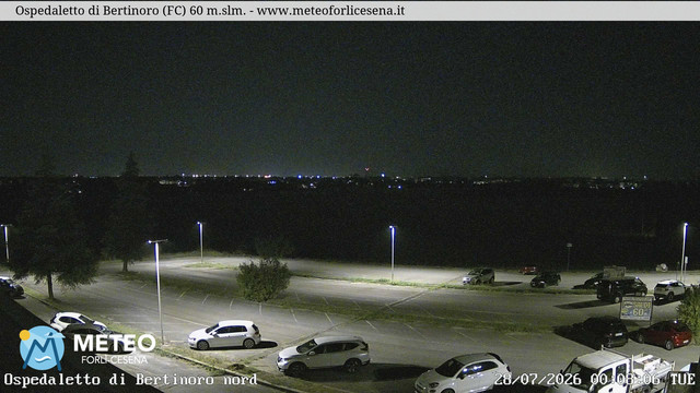 time-lapse frame, Ospedaletto di Bertinoro webcam