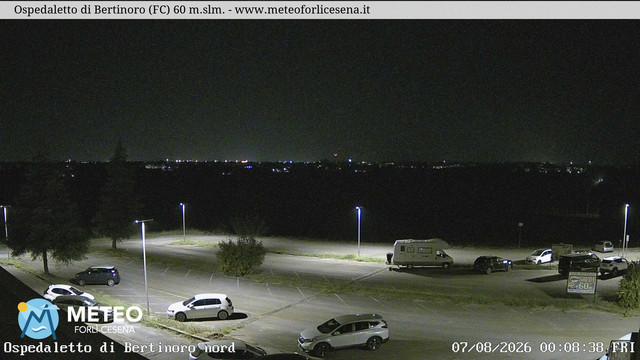 time-lapse frame, Ospedaletto di Bertinoro webcam