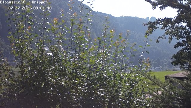 time-lapse frame, Webcam in Bad Schandau Sächsische Schweiz webcam
