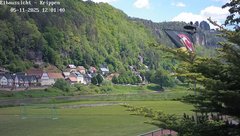 view from Webcam in Bad Schandau Sächsische Schweiz on 2025-05-11