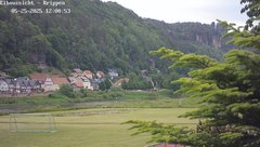 view from Webcam in Bad Schandau Sächsische Schweiz on 2025-05-25