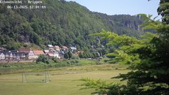 view from Webcam in Bad Schandau Sächsische Schweiz on 2025-06-13