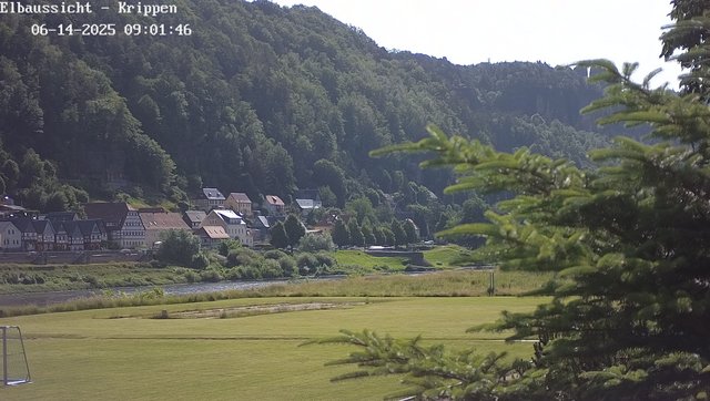 time-lapse frame, Webcam in Bad Schandau Sächsische Schweiz webcam