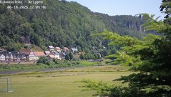 view from Webcam in Bad Schandau Sächsische Schweiz on 2025-06-14