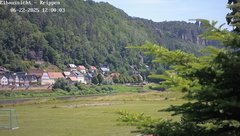 view from Webcam in Bad Schandau Sächsische Schweiz on 2025-06-22