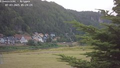 view from Webcam in Bad Schandau Sächsische Schweiz on 2025-07-03