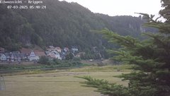 view from Webcam in Bad Schandau Sächsische Schweiz on 2025-07-03