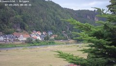 view from Webcam in Bad Schandau Sächsische Schweiz on 2025-07-09
