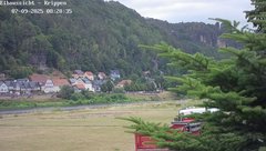 view from Webcam in Bad Schandau Sächsische Schweiz on 2025-07-09
