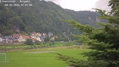 view from Webcam in Bad Schandau Sächsische Schweiz on 2025-08-01