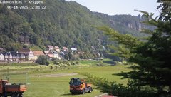 view from Webcam in Bad Schandau Sächsische Schweiz on 2025-08-14