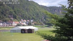 view from Webcam in Bad Schandau Sächsische Schweiz on 2025-08-17