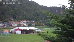 view from Webcam in Bad Schandau Sächsische Schweiz on 2025-08-23
