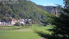 view from Webcam in Bad Schandau Sächsische Schweiz on 2025-08-31