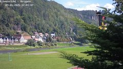 view from Webcam in Bad Schandau Sächsische Schweiz on 2025-09-01