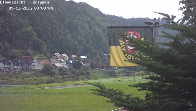 time-lapse frame, Webcam in Bad Schandau Sächsische Schweiz webcam