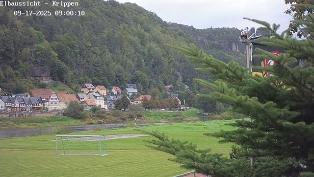 time-lapse frame, Webcam in Bad Schandau Sächsische Schweiz webcam