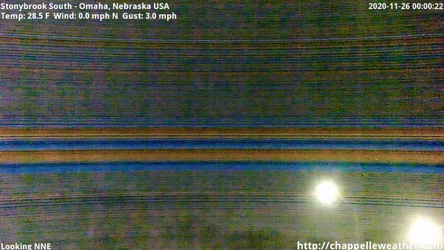time-lapse frame, Stoneybrook South webcam