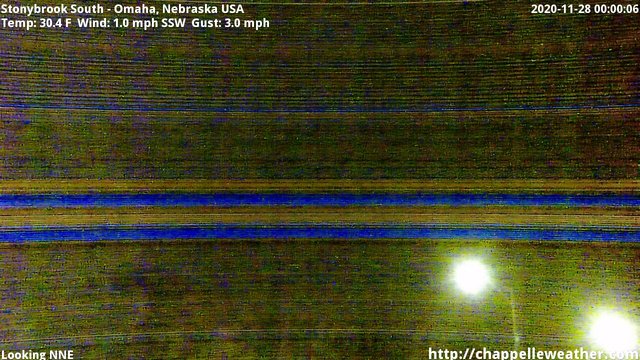 time-lapse frame, Stoneybrook South webcam