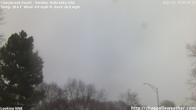 time-lapse frame, Stoneybrook South webcam