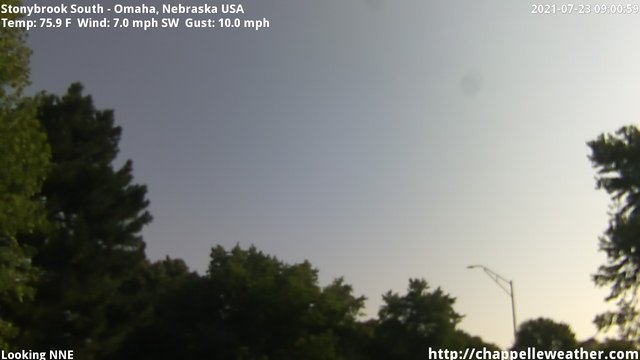 time-lapse frame, Stoneybrook South webcam