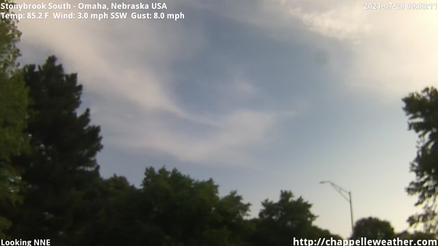 time-lapse frame, Stoneybrook South webcam