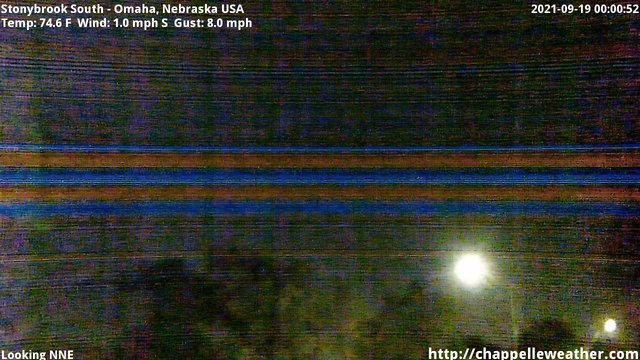 time-lapse frame, Stoneybrook South webcam