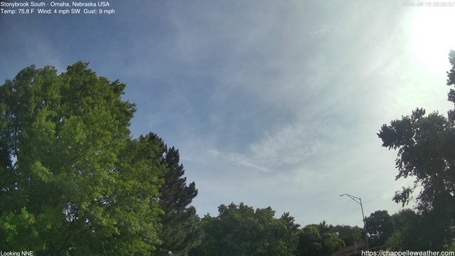 time-lapse frame, Stoneybrook South webcam