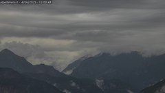 view from Alpe di Mera - Panorama Monte Rosa on 2025-06-04