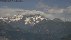 view from Alpe di Mera - Panorama Monte Rosa on 2025-06-23