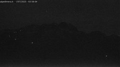 view from Alpe di Mera - Panorama Monte Rosa on 2025-07-01