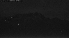 view from Alpe di Mera - Panorama Monte Rosa on 2025-07-01