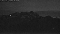 view from Alpe di Mera - Panorama Monte Rosa on 2025-07-01
