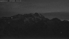 view from Alpe di Mera - Panorama Monte Rosa on 2025-07-01