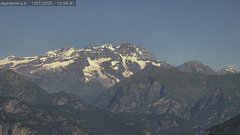 view from Alpe di Mera - Panorama Monte Rosa on 2025-07-01