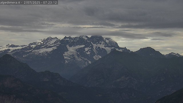 time-lapse frame, Alpe di Mera - Panorama Monte Rosa webcam