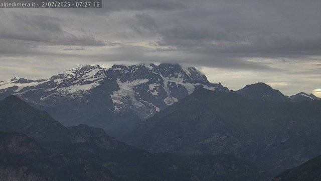 time-lapse frame, Alpe di Mera - Panorama Monte Rosa webcam