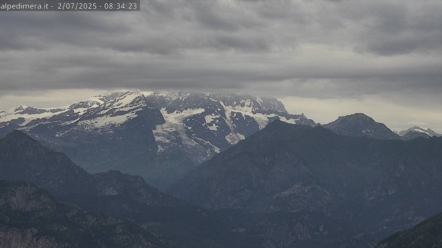 time-lapse frame, Alpe di Mera - Panorama Monte Rosa webcam