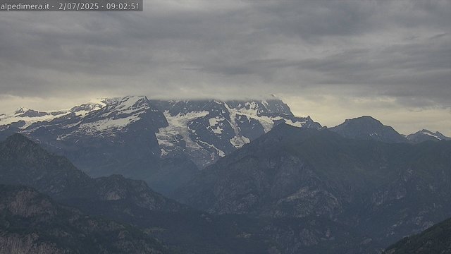 time-lapse frame, Alpe di Mera - Panorama Monte Rosa webcam