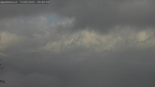 time-lapse frame, Alpe di Mera - Panorama Monte Rosa webcam