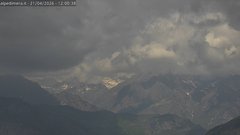 view from Alpe di Mera - Panorama Monte Rosa on 2026-04-21