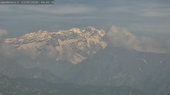 view from Alpe di Mera - Panorama Monte Rosa on 2026-05-23