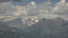 view from Alpe di Mera - Panorama Monte Rosa on 2026-05-28