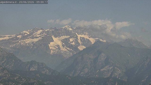 time-lapse frame, Alpe di Mera - Panorama Monte Rosa webcam