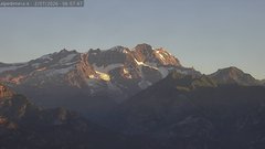 view from Alpe di Mera - Panorama Monte Rosa on 2026-07-02