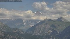 view from Alpe di Mera - Panorama Monte Rosa on 2026-07-03
