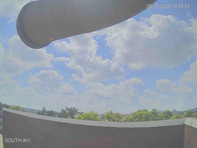 view from University Place Apartments - South Weather on 2026-08-27
