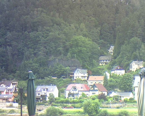 time-lapse frame, Webcam in Bad Schandau, Krippen & Postelwitz webcam