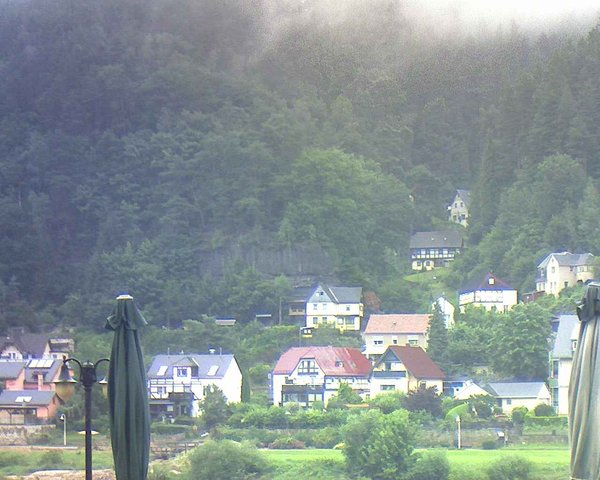 time-lapse frame, Webcam in Bad Schandau, Krippen & Postelwitz webcam